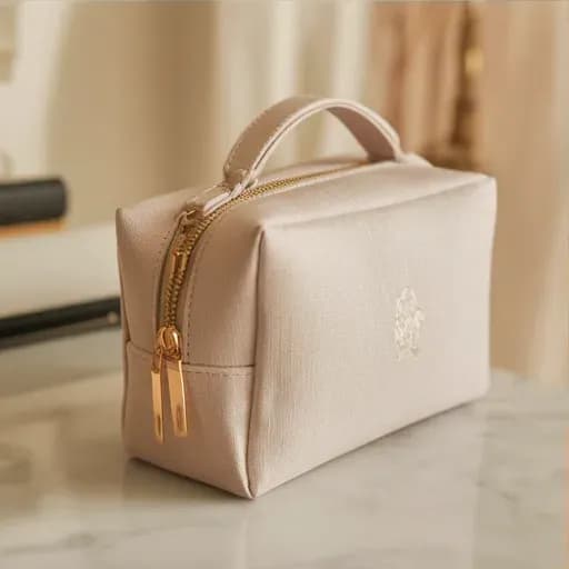 Косметичка Bloom — с цветочной вышивкой - 2