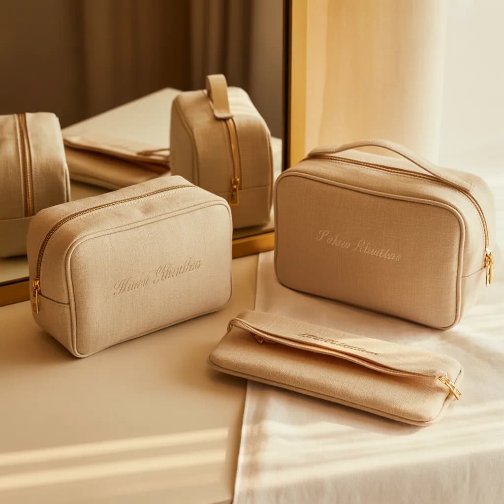 Косметичка Velvet — большая с карманами - 1